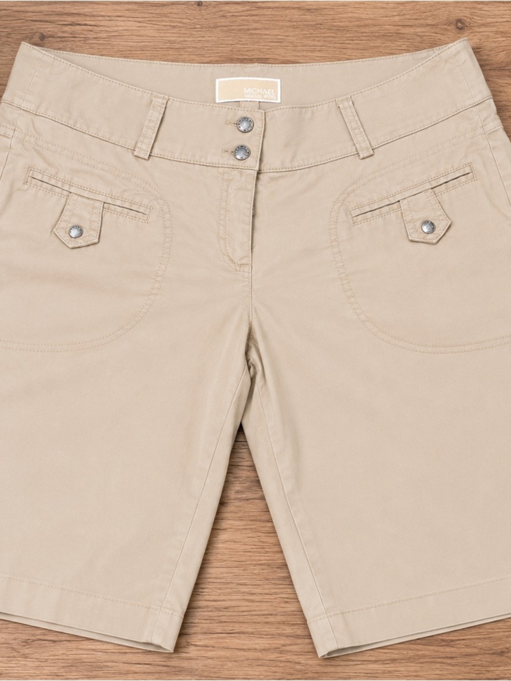 Michael by Michael Kors Khaki Bermuda